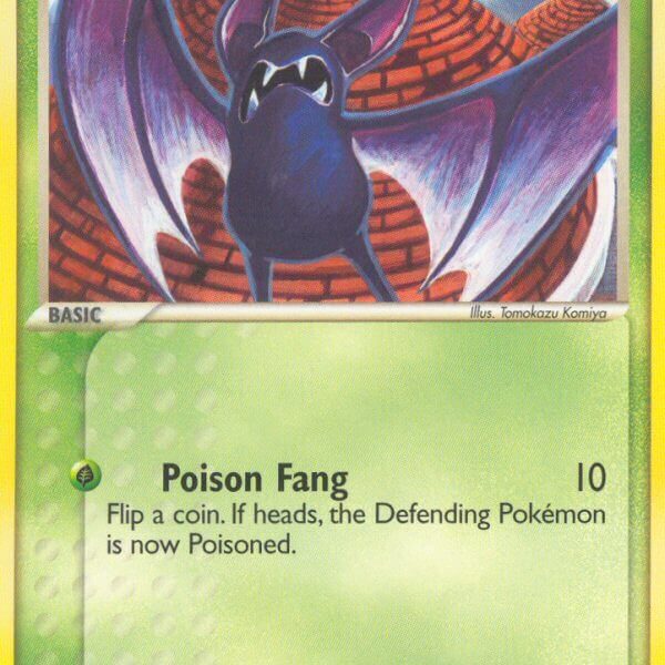 Zubat Pokemon Kaart