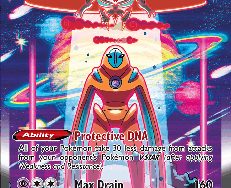 Deoxys VMAX Pokemon Kaart