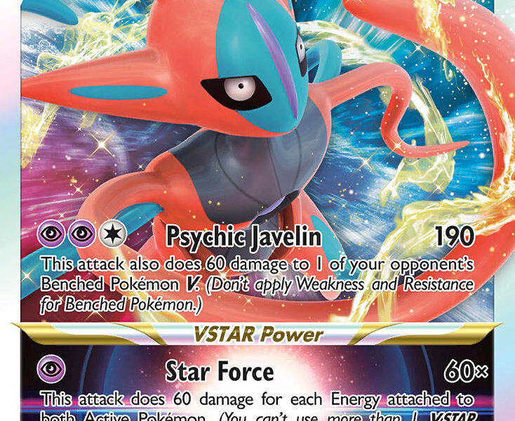 Deoxys VSTAR Pokemon Kaart