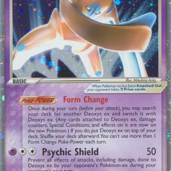 Deoxys ex Pokemon Kaart