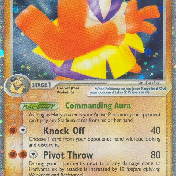 Hariyama ex Pokemon Kaart