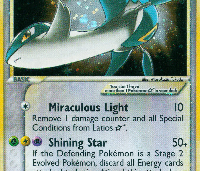 Latios Star Pokemon Kaart