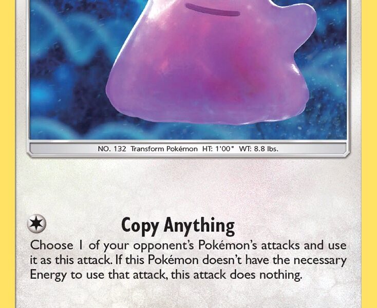 Ditto Pokemon Kaart