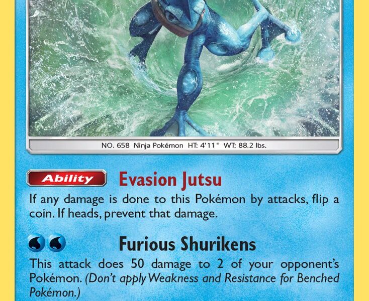 Greninja Pokemon Kaart