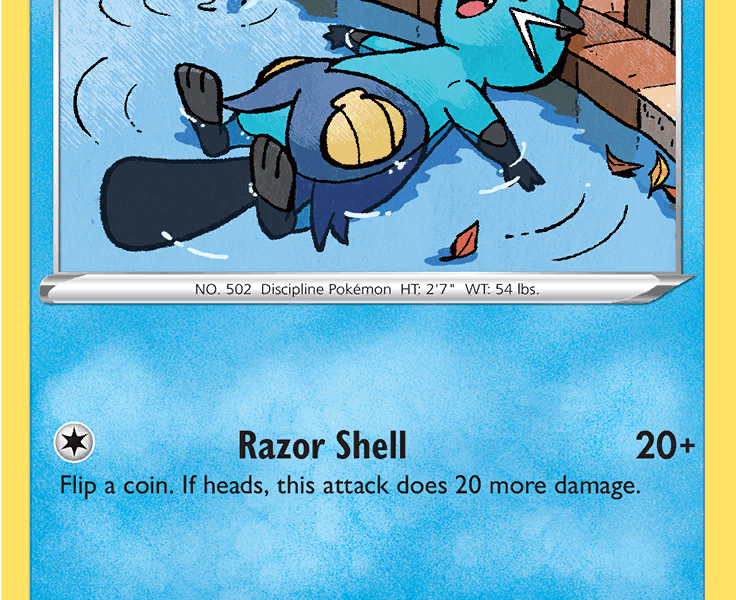 Dewott Pokemon Kaart