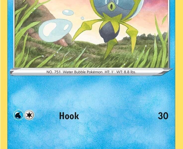 Dewpider Pokemon Kaart