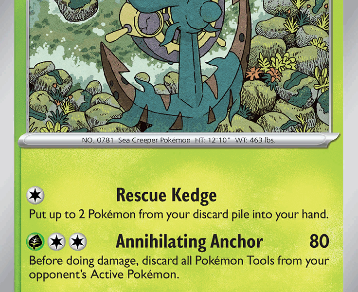 Dhelmise Pokemon Kaart