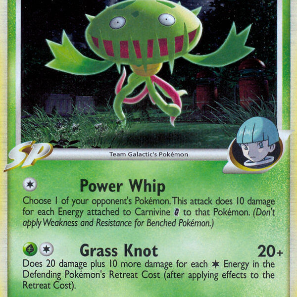 Carnivine G Pokemon Kaart