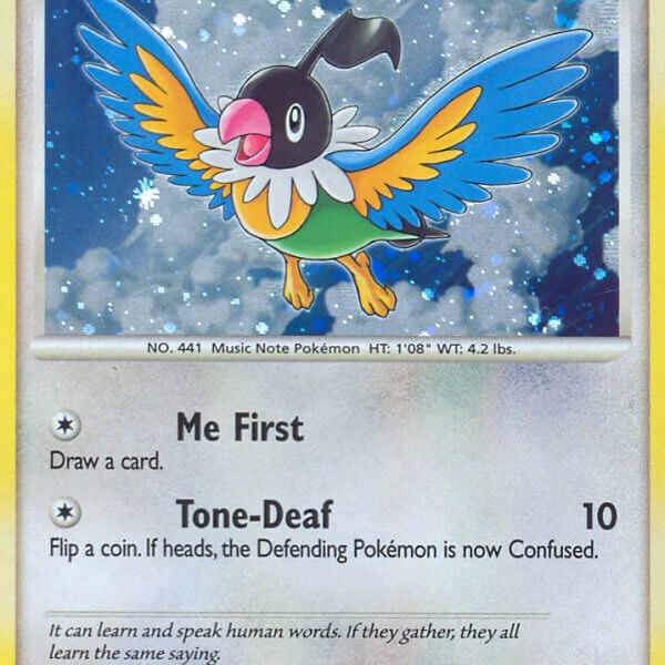 Chatot Pokemon Kaart