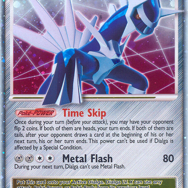 Dialga LV.X Pokemon Kaart