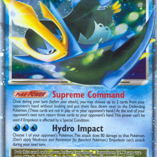 Empoleon LV.X Pokemon Kaart