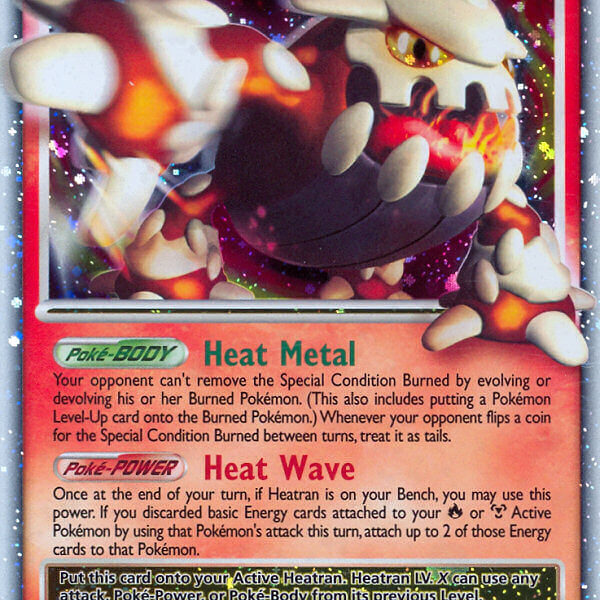 Heatran LV.X Pokemon Kaart