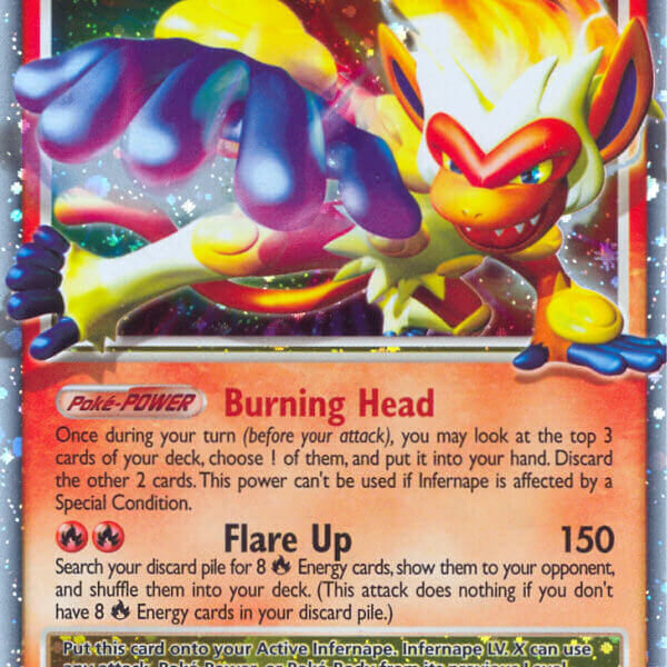 Infernape LV.X Pokemon Kaart