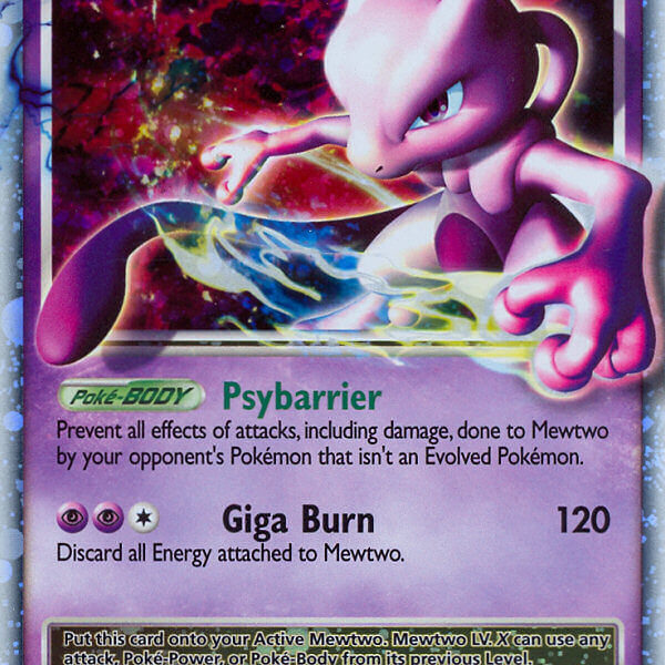 Mewtwo LV.X Pokemon Kaart