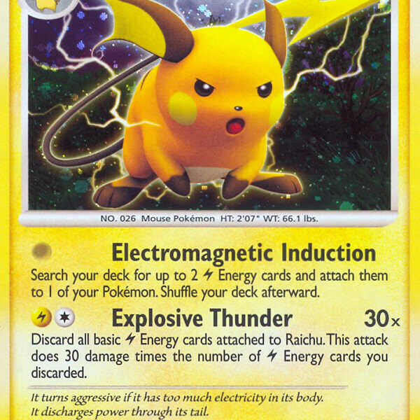 Raichu Pokemon Kaart