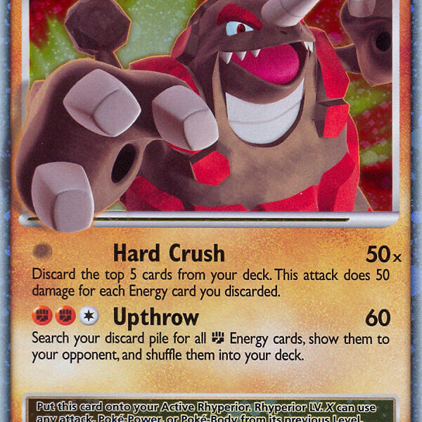 Rhyperior LV.X Pokemon Kaart