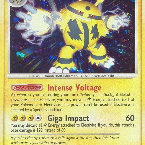 Electivire Pokemon Kaart