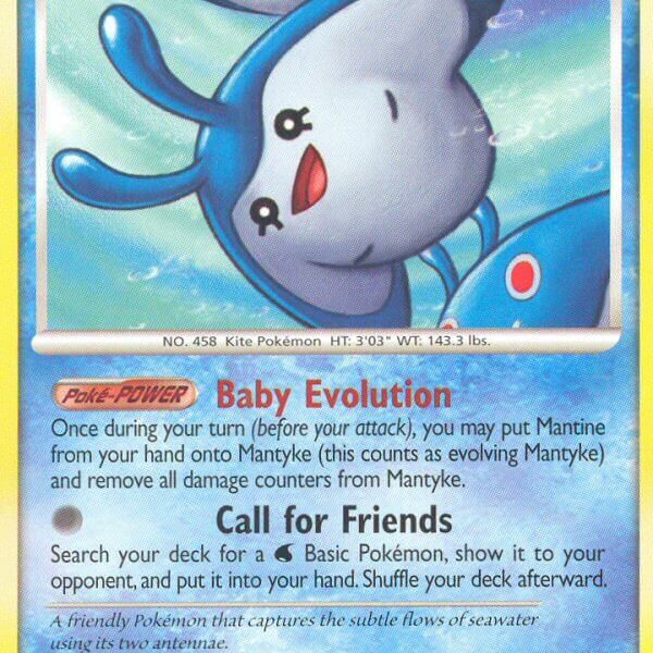 Mantyke Pokemon Kaart