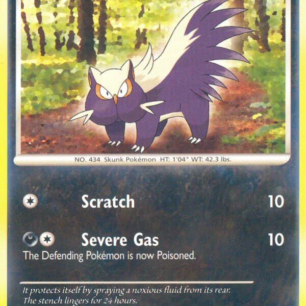 Stunky Pokemon Kaart