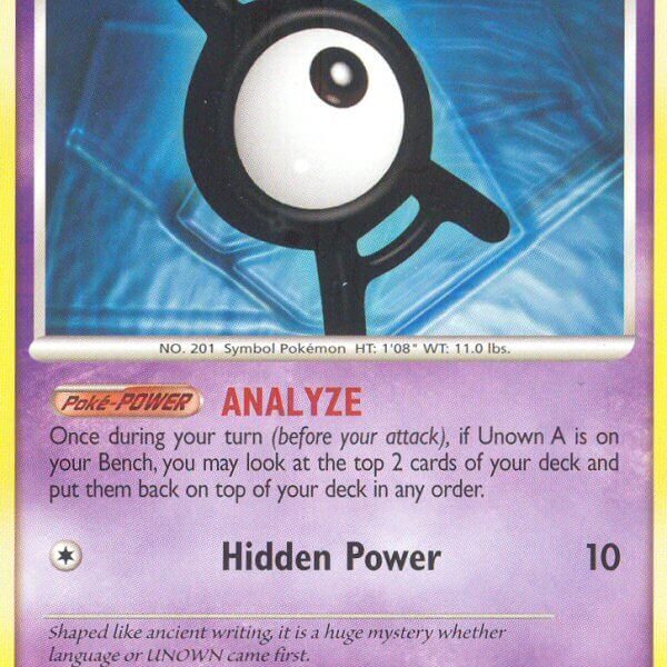 Unown A Pokemon Kaart