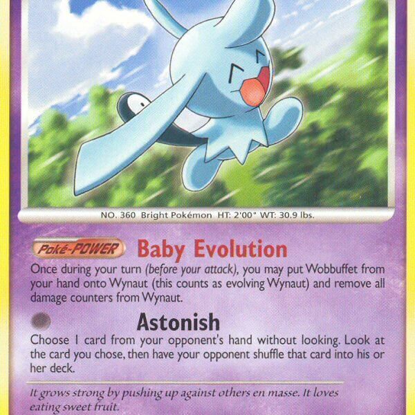 Wynaut Pokemon Kaart