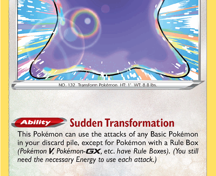 Ditto Pokemon Kaart