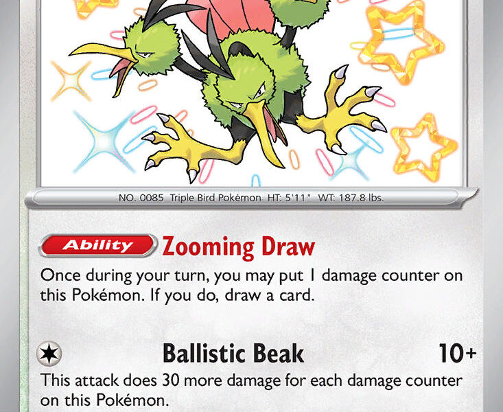 Dodrio Pokemon Kaart