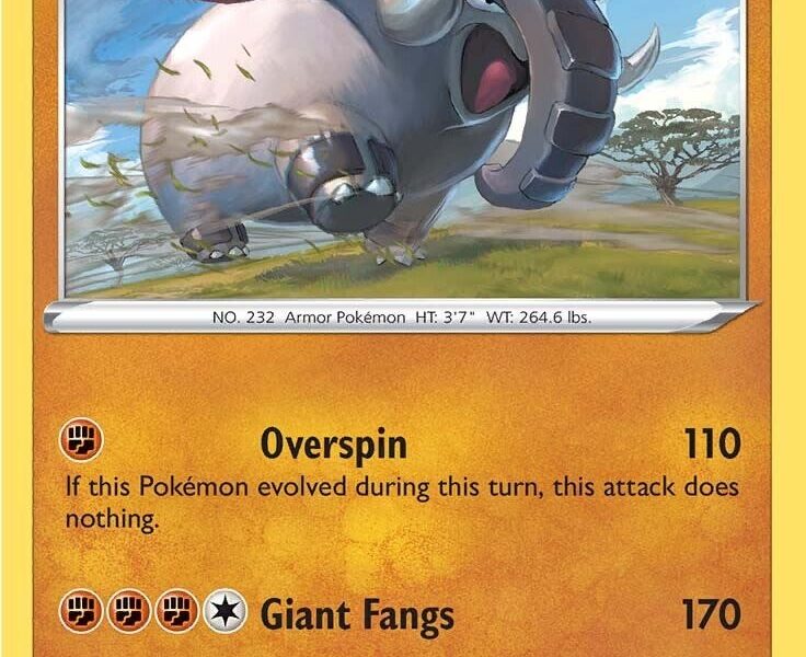 Donphan Pokemon Kaart