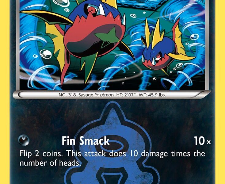 Team Aqua’s Carvanha Pokemon Kaart