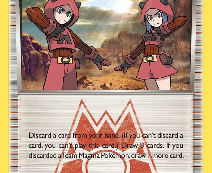 Team Magma Grunt Pokemon Kaart