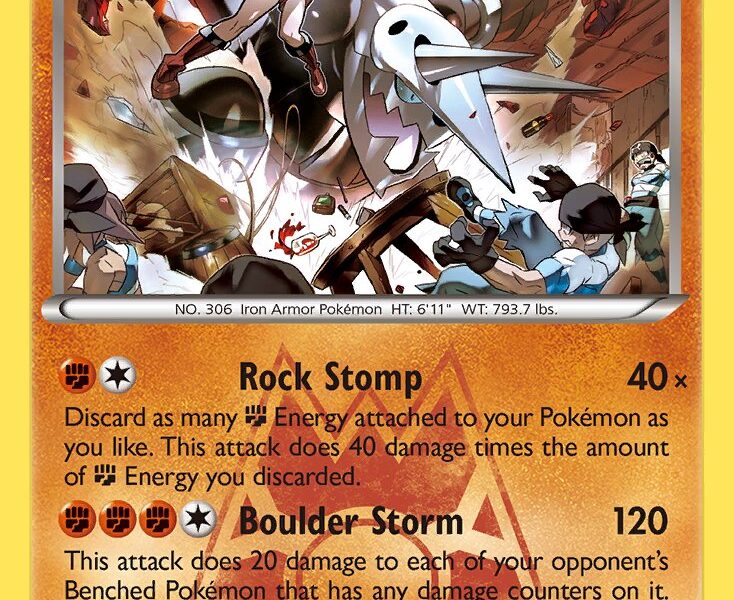 Team Magma’s Aggron Pokemon Kaart
