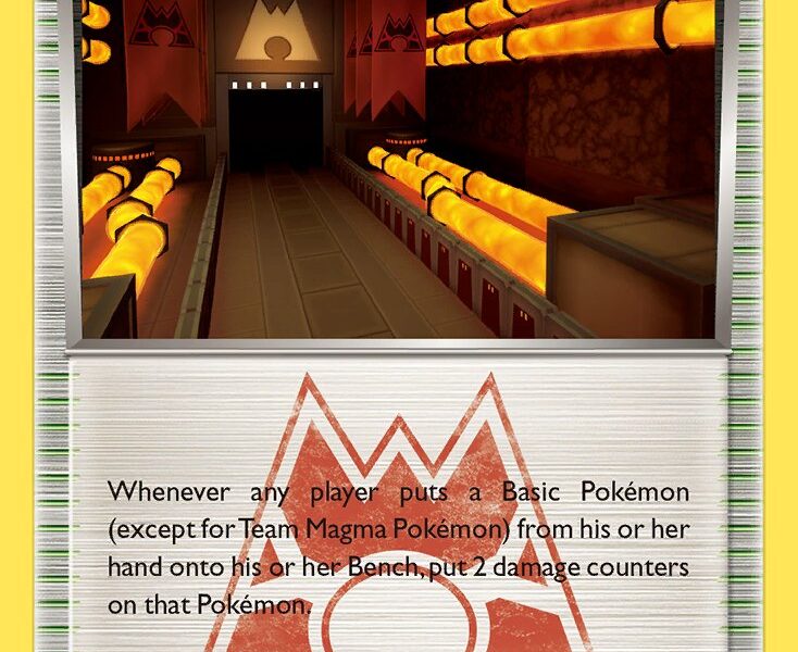 Team Magma’s Secret Base Pokemon Kaart