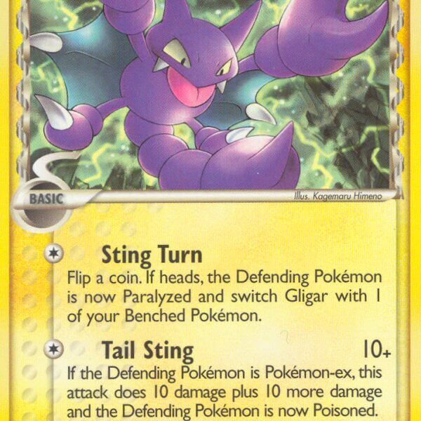 Gligar Pokemon Kaart