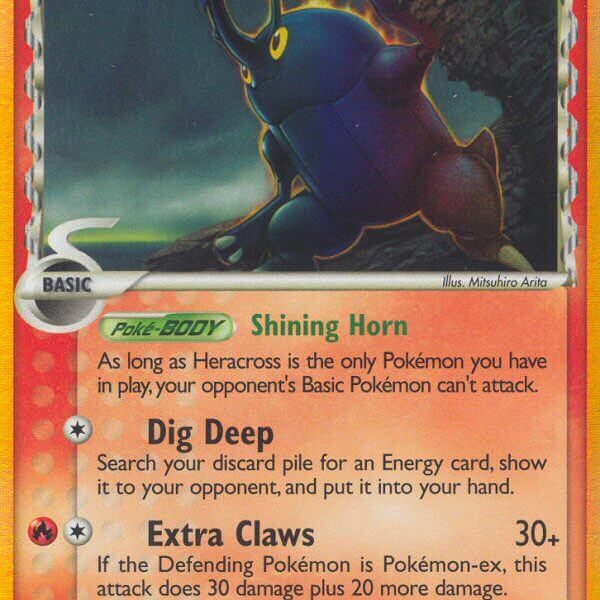Heracross Pokemon Kaart