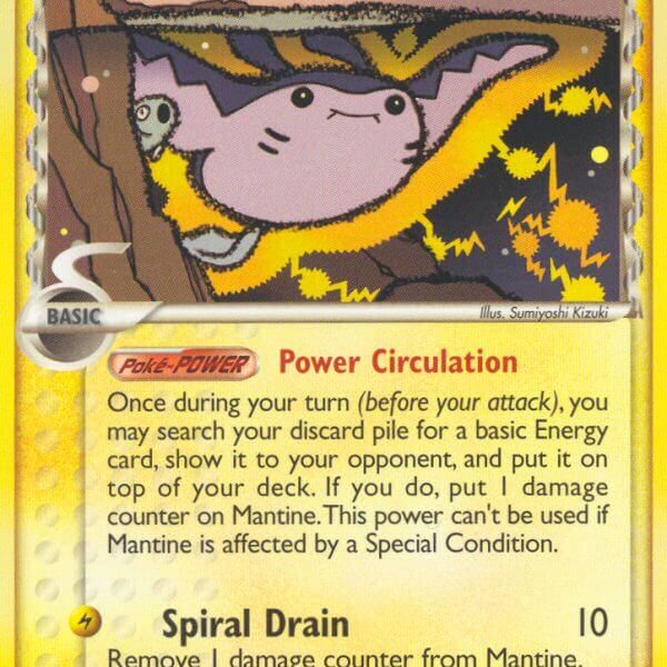 Mantine Pokemon Kaart