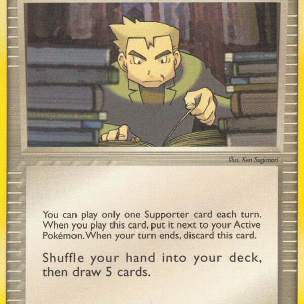 Professor Oak’s Research Pokemon Kaart
