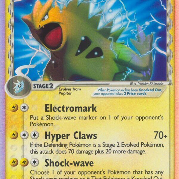 Tyranitar ex Pokemon Kaart