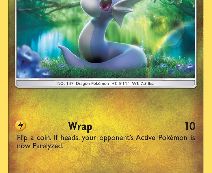 Dratini Pokemon Kaart