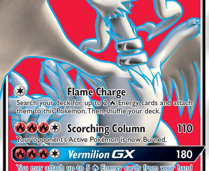 Reshiram-GX Pokemon Kaart