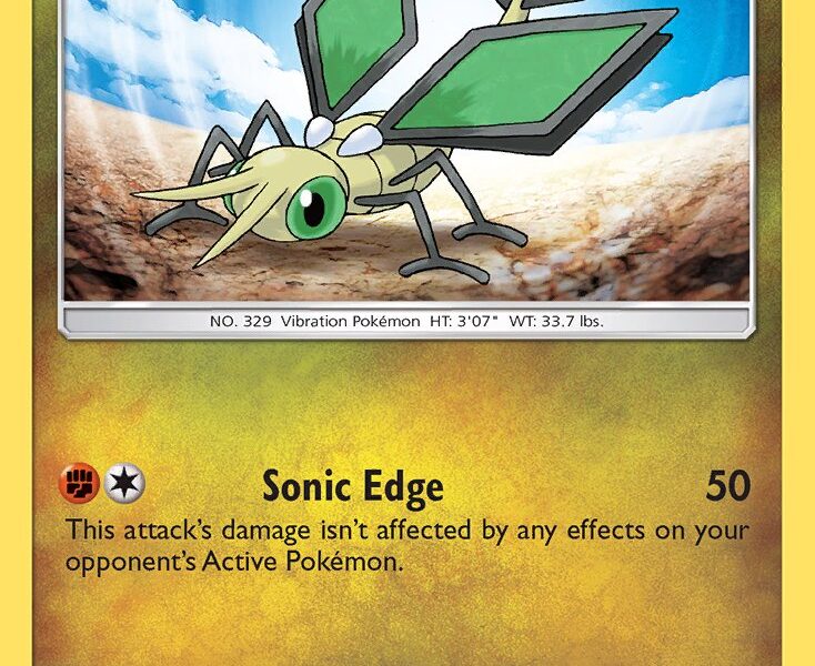 Vibrava Pokemon Kaart
