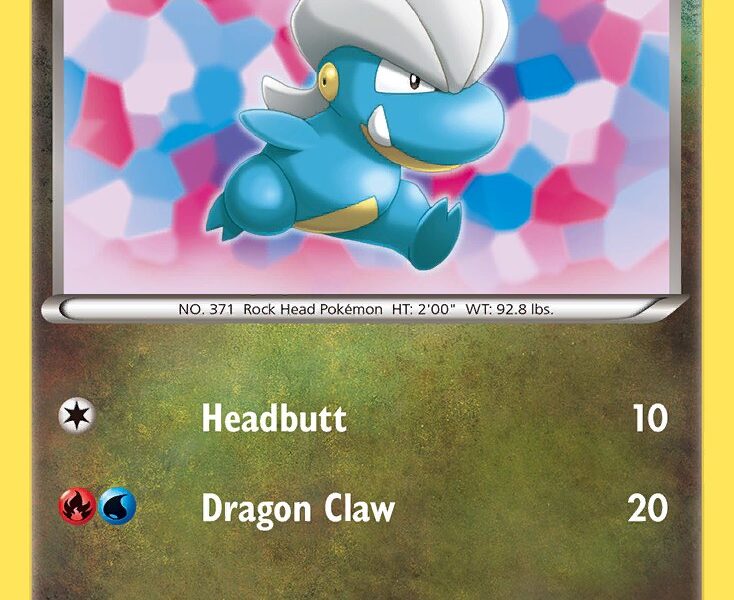 Bagon Pokemon Kaart