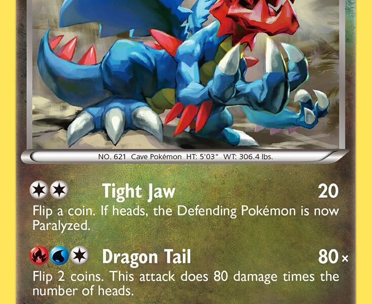Druddigon Pokemon Kaart