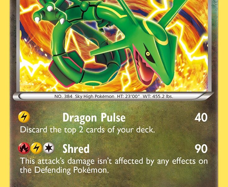 Rayquaza Pokemon Kaart
