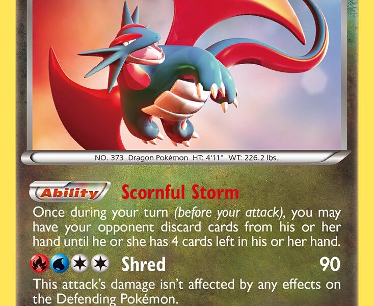 Salamence Pokemon Kaart