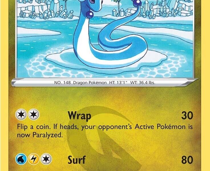 Dragonair Pokemon Kaart