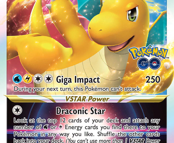 Dragonite VSTAR Pokemon Kaart