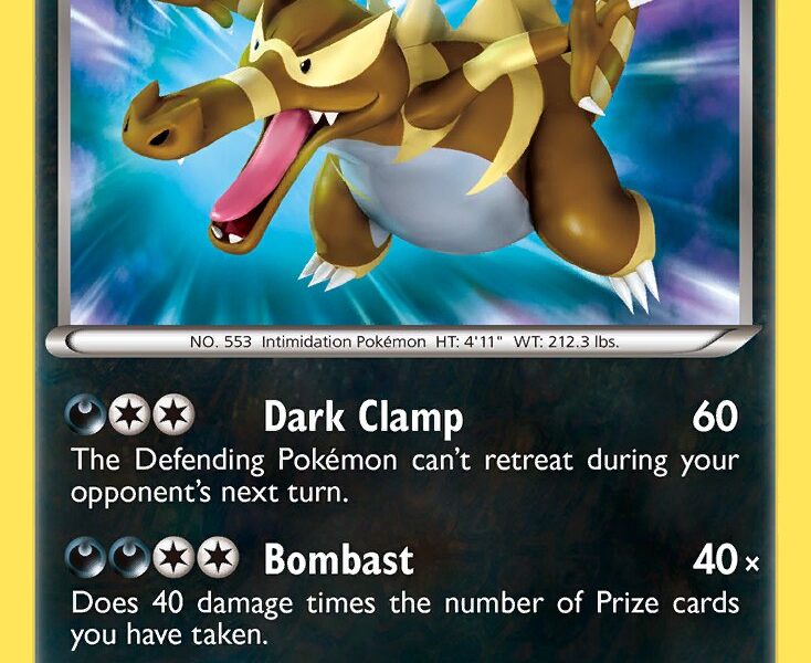 Krookodile Pokemon Kaart