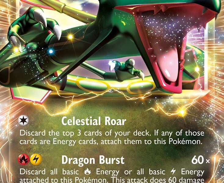 Rayquaza-EX Pokemon Kaart