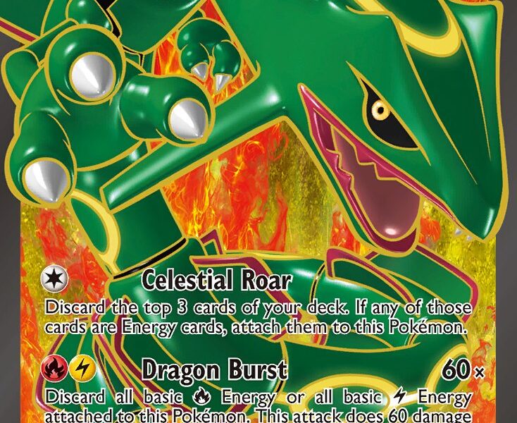 Rayquaza-EX Pokemon Kaart