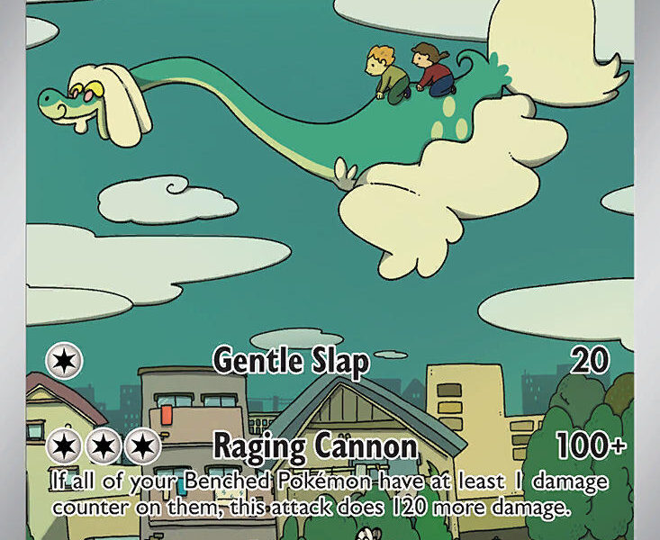 Drampa Pokemon Kaart